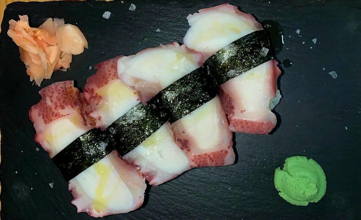 Nigiri pulpo